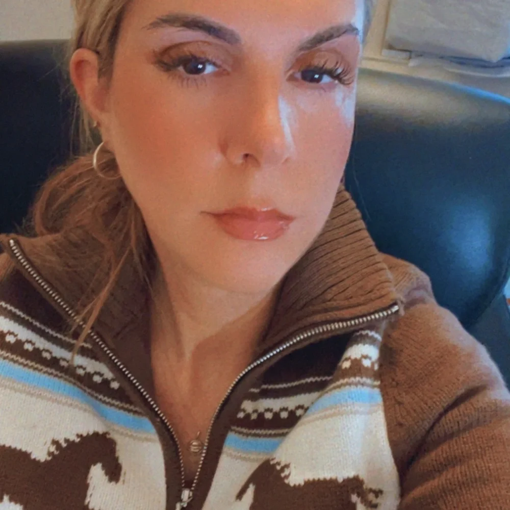 Abercrombie western double zipper sweater size small nwt - Picture 3 of 3